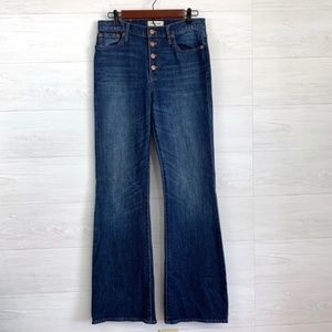 NEW Madewell Flea Market Flares Sz 24